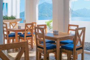 Das Restaurant des Nautika Dive Alor, Alor, Indonesien