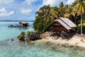 Seafront Room im Nabucco Island Resort, Kalimantan, Indonesien