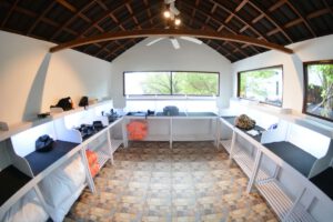 Kameraraum des Nunukan Island Resort, Kalimantan Indonesien