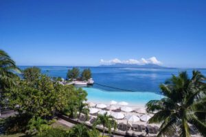 Der Ocean View im Te Moana Tahiti Resort, Tahiti, Französisch Polynesien