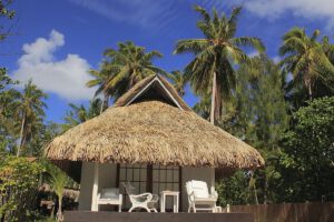 Bungalow im Relais de Josephine, Rangiroa, Französisch Polynesien