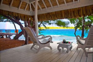 Seaside Bungalow im Relais de Josephine, Rangiroa, Französisch Polynesien