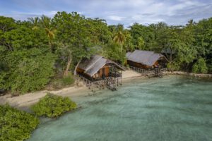 Die Suiten im Nabucco Island Resort, Kalimantan, Indonesien