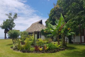 Bungalow im Linareva Beach Resort, Moorea, Französisch Polynesien