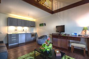 Duplex Room with Kitchenette im Manava Beach Resort, Moorea, Franzoesisch Polynesien
