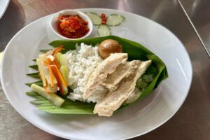 Die Verpflegung im Virgin Cocoa - Tropical Hideaway Island, Kalimantan, Indonesien