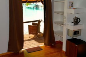 Bungalow der Havaiki Lodge, Fakarava, Französisch Polynesien