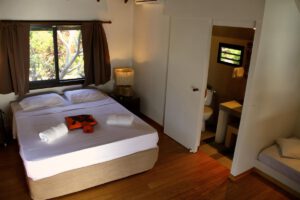 Bungalow der Havaiki Lodge, Fakarava, Französisch Polynesien