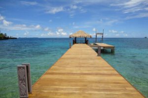 Der Steg des Palau Pacific Resort, Palau, Mikronesien
