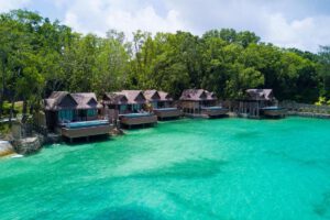 Pond View Pool Villas im Palau Pacific Resort, Palau, Mikronesien