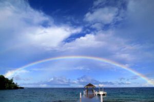 Regenbogen, Palau Pacific Resort, Palau, Mikronesien