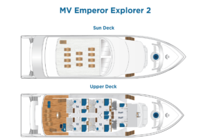 Deckplan der Emperor Explorer 2, Emperor Fleed, Malediven