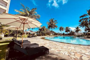 Der Pool des Palau Royal Resort, Palau, Mikronesien
