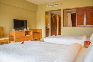Ein Superior Garden View Room im Palau Royal Resort, Palau, Mikronesien